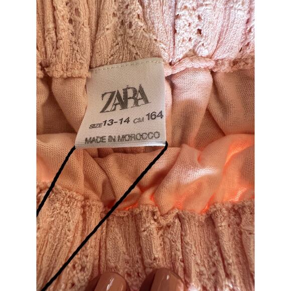 NWT ZARA Embroidered Tiered Skirt and Top Girls Size 13-14 - Picture 8 of 11